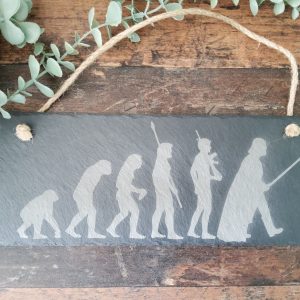 Star wars inspired slate wall hanging
